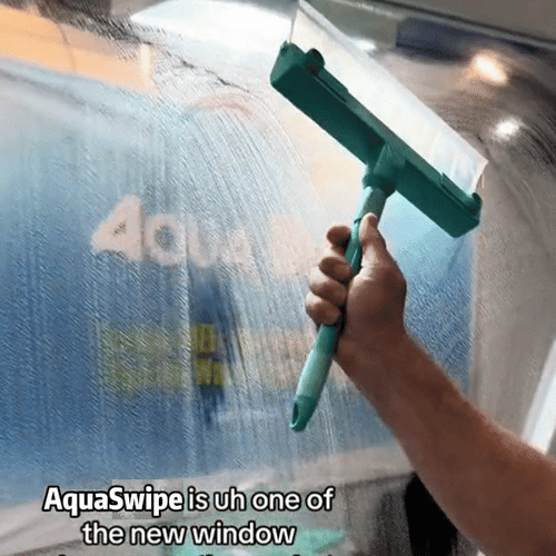 AquaSwipe™ Recyclable Silicone Window Squeegee Kit ✅