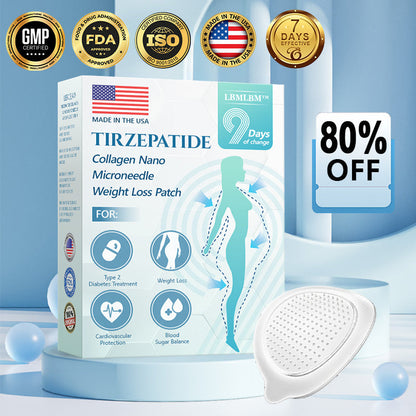 Best Seller-LBMLBM® SMGT-GLP-1 𝐓𝐢𝐫𝐳𝐞𝐩𝐚𝐭𝐢𝐝𝐞 & 𝐂𝐨𝐥𝐥𝐚𝐠𝐞𝐧 𝐍𝐚𝐧𝐨 𝐌𝐢𝐜𝐫𝐨𝐧𝐞𝐞𝐝𝐥𝐞 𝐖𝐞𝐢𝐠𝐡𝐭 𝐋𝐨𝐬𝐬 𝐏𝐚𝐭𝐜𝐡丨Targets Obesity, Loose Skin, High Blood Pressure, Diabetes, Fatty Liver, Joint Pain, Brain Fog, Low Energy, Body Aches, and More