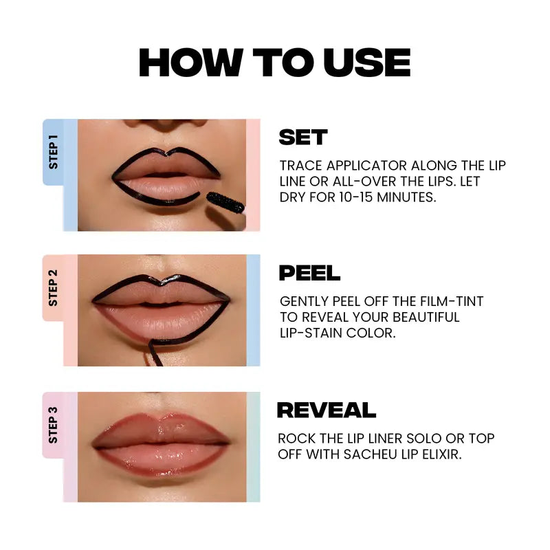 LBMLBM LIP LINER STAY-N - Peel-Off Lip Liner Stain 🔥Final 3 hours 60% off