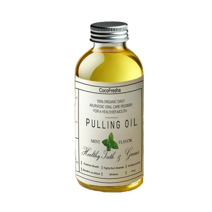 POWERFUL ORGANIC COCONUT + PEPPERMINT PULLING OIL 4 OZ 🌿